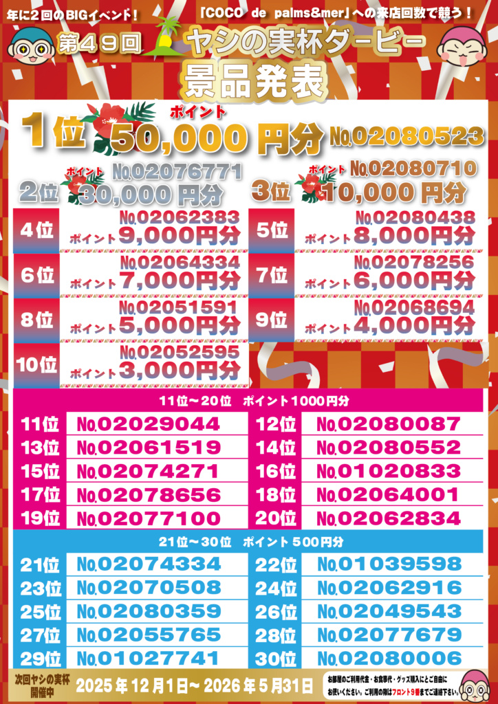 結果発表縦_パームス